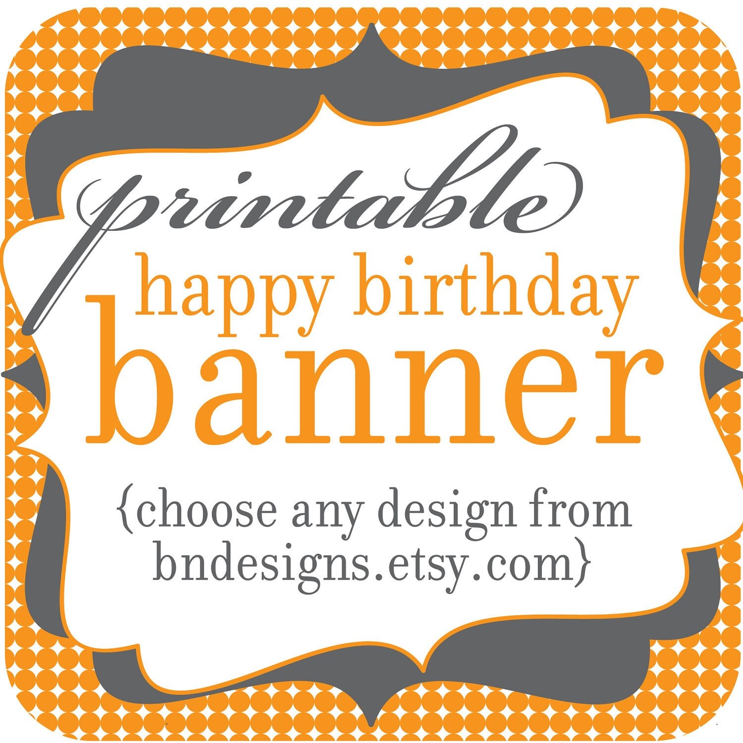 Etsy Printable Birthday Banner | printable birthday banner by bndesigns on etsy Etsy Printable Birthday Banner | printable birthday banner by bndesigns on etsy