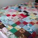 Vintage 1960s Patchwork Quilt Top 104 x 84
