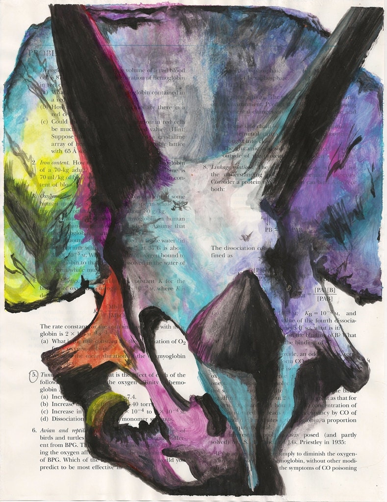 Original Hand Painted on Biochemistry Page
