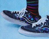 TWINKLE TOES   Original Framed Oil Painting By Diana Marshall