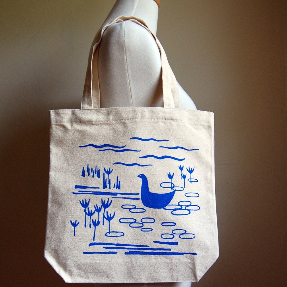 Canvas Tote Bag - Lakeside
