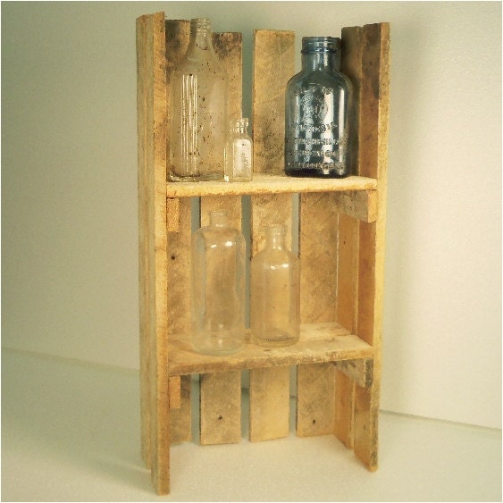 Recycled Wood Lath Shelf Shelving