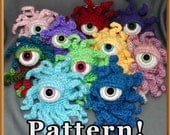 Cthulhu Babies Amigurumi Keychain PDF Pattern