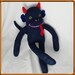 Little Blue Devil Sock Monkey