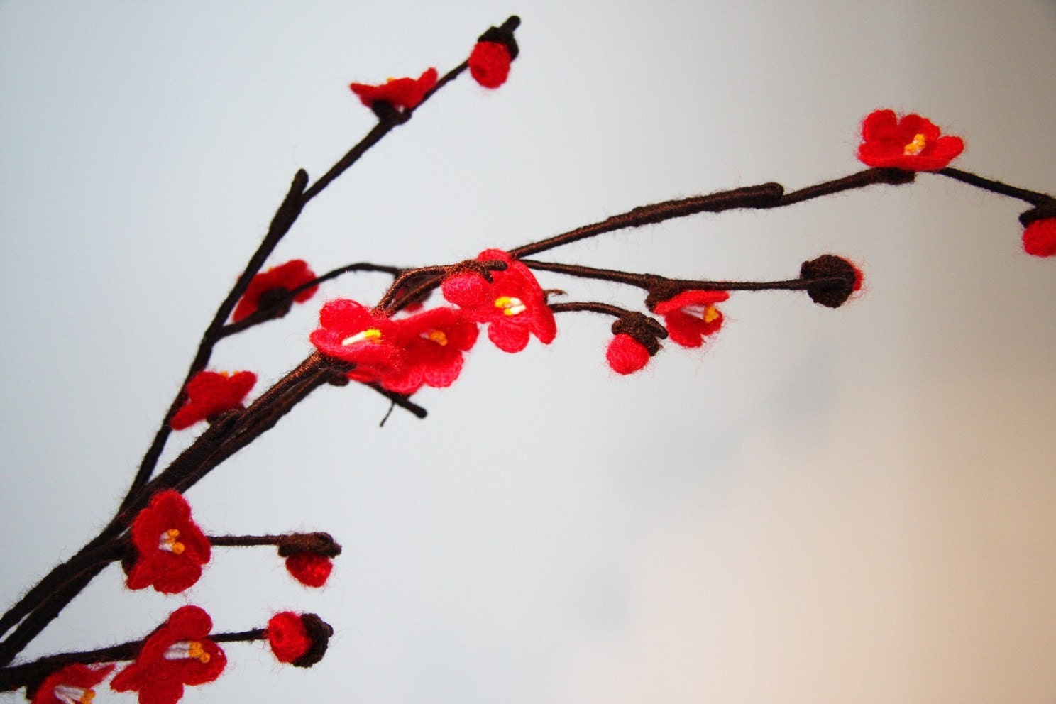 Crochet flowers - Plum Blossom