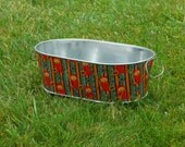 Medium Oblong Galvanized Tub Planter Little Devils - It's Halloween Tonight
