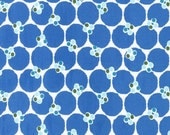 Pool Blue Dotted Bubbles Fabric by Piece O' Cake Designs for Robert Kaufman TREASURES AND TIDBITS 1 Yard Sale