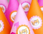 The Tiger COLLECTION Girls Take - Custom Party Hats from Mary Had a Little Party