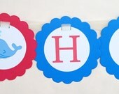 Anchors Away - Custom Banner from Mary Had a Little Party