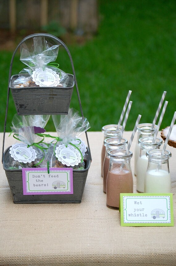 The Great CAMPOUT Collection - Custom Cake Topper Set from Mary Had a Little Party