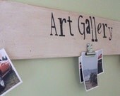 Personalized Children's Artwork Clip Board Display Sign.  Perfect for Teachers, Birthday, Photos, Art, Drawings