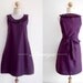 Custom fully lined pleated collar dress in forest green or any colors