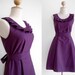 Custom fully lined pleated collar dress in forest green or any colors