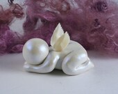Sleeping Baby Angel Sculpture - made to order in any color