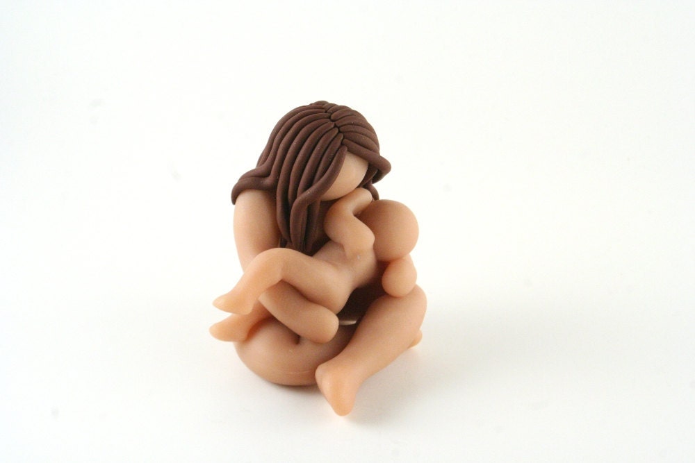Nurturance - mother breastfeeding her infant child - made to order