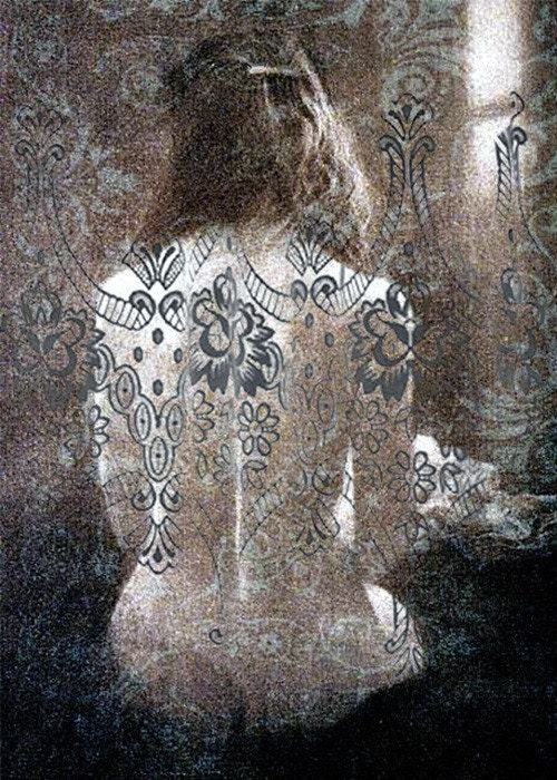 Nude Photograph, Giclee Print, Portrait, Woman Portrait, Photomontage, Collage, Wall Art, Home Decor,