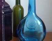 vintage blue wheaton bottle