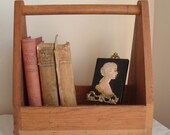 vintage primitive tool tote
