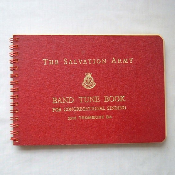 SALVATION ARMY BAND TUNE BOOK 1928 by ImSoVintage on Etsy