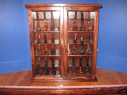 24 Pipe Rack Display Cabinet Item  190C