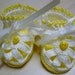 Crochet Booties Yellow Hearts Sandals Newborn Girl Reborn