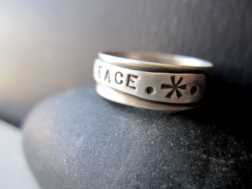 Peace Band - Sterling Silver Band