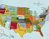 The States of the Nation - Print 11x17