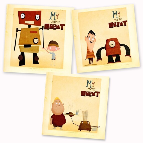 My New Robot - Print 8x10