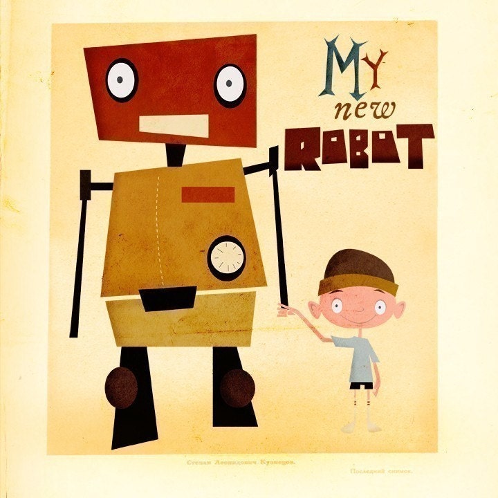 My New Robot - Print 8x10