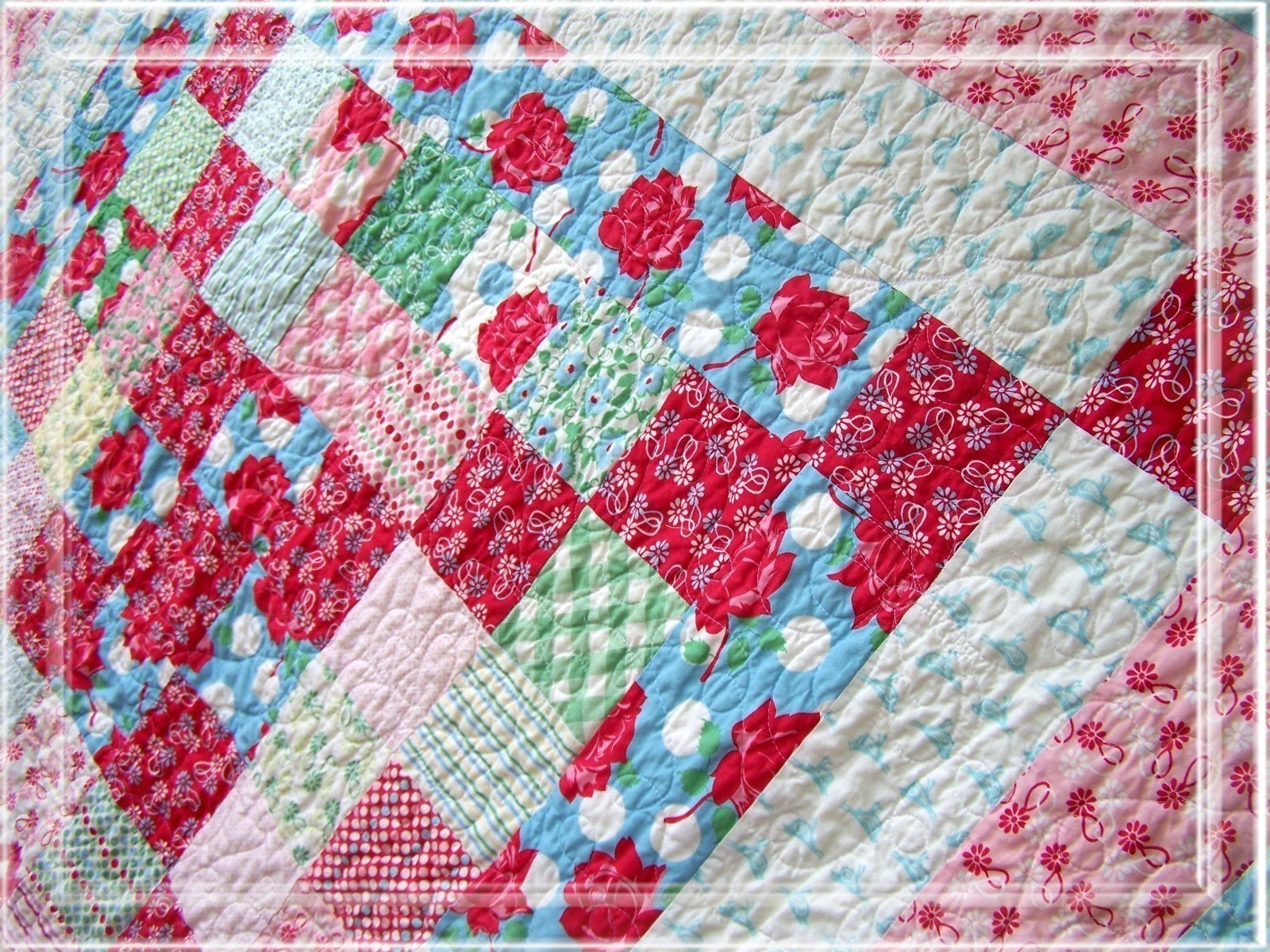 Miss Charm Lap and Baby Quilt PDF Pattern