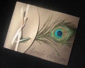 Peacock Wedding Invitation - SAMPLE