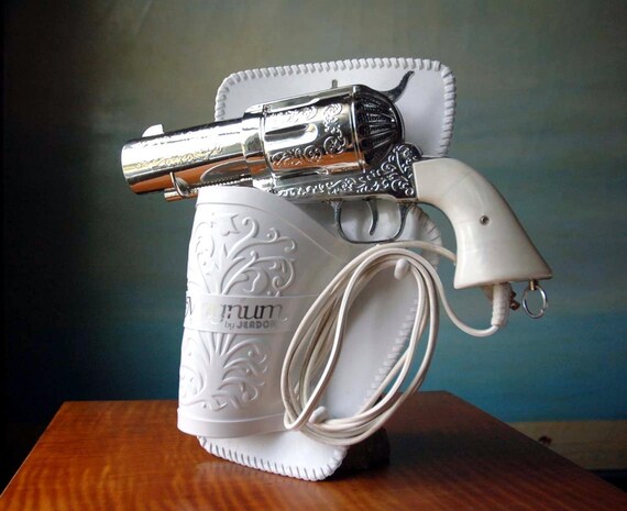 357 Magnum Hair Dryer. Vintage Novelty Pisto