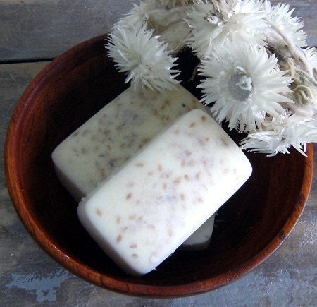 White Maize and Flax Goat Milk Soap...with the subtle aroma of sweet anise