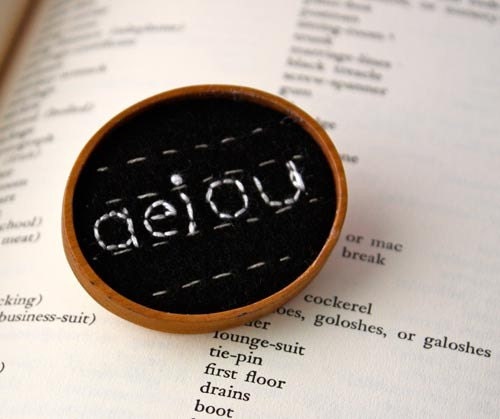 aeiou brooch lower case letters font hand embroidery pin back to school or teacher gift