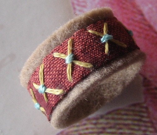 Felt Ring for your finger or toe (one ring)