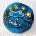 Hand Embroidery Starry Night Brooch - Limited Edition