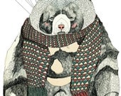 Woolly Bear 8 x 11 Print
