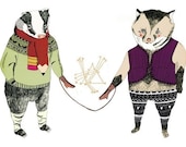 Mittens Greeting Card