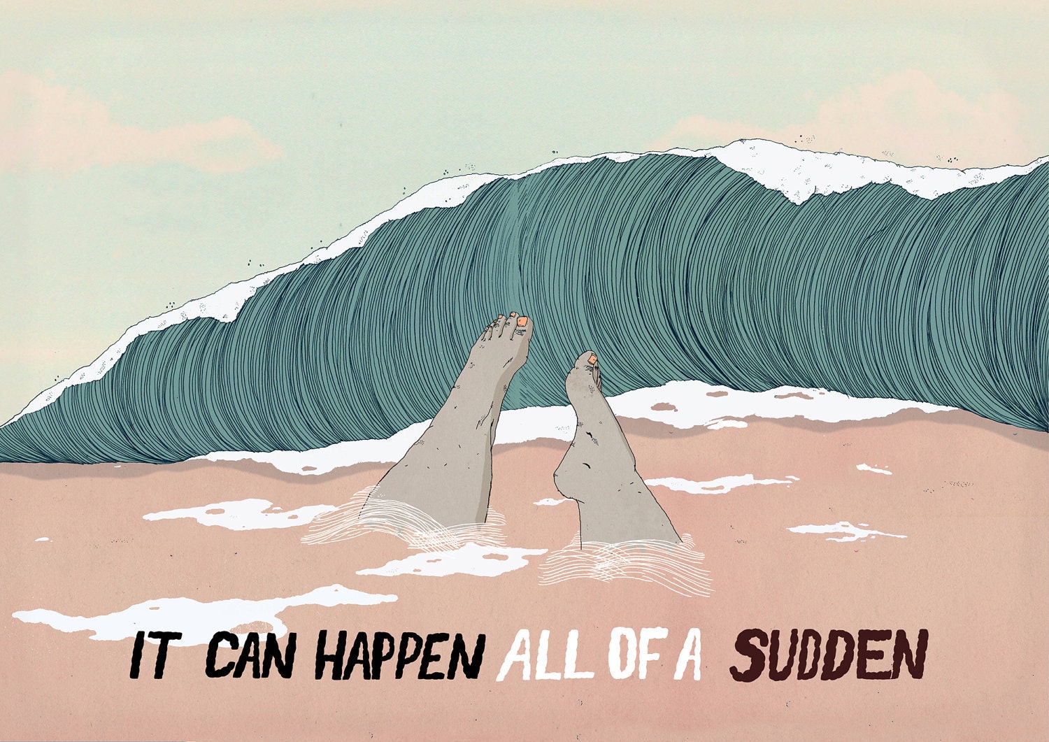 All of a Sudden Print 5 x 7