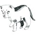 Baby Wolf Howl Original Illustration - Limited Edition of 7