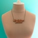 Thrift Store Junkie Necklace - Engraved Laser Cut Necklace