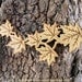 Wooden Autumn Maple Leaves Necklace (C.A.B. Fayre Original Design)