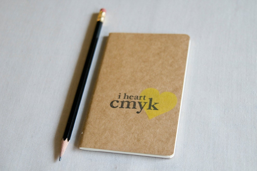 I heart CMYK - Notebook