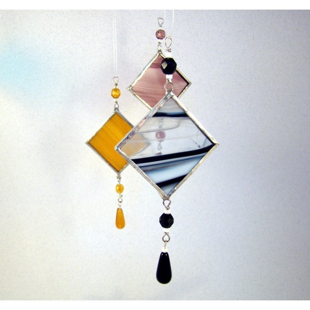 Pick your Color Stained Glass Light Catcher by wishartglass