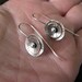 Sterling and Copper Poppy Earrings