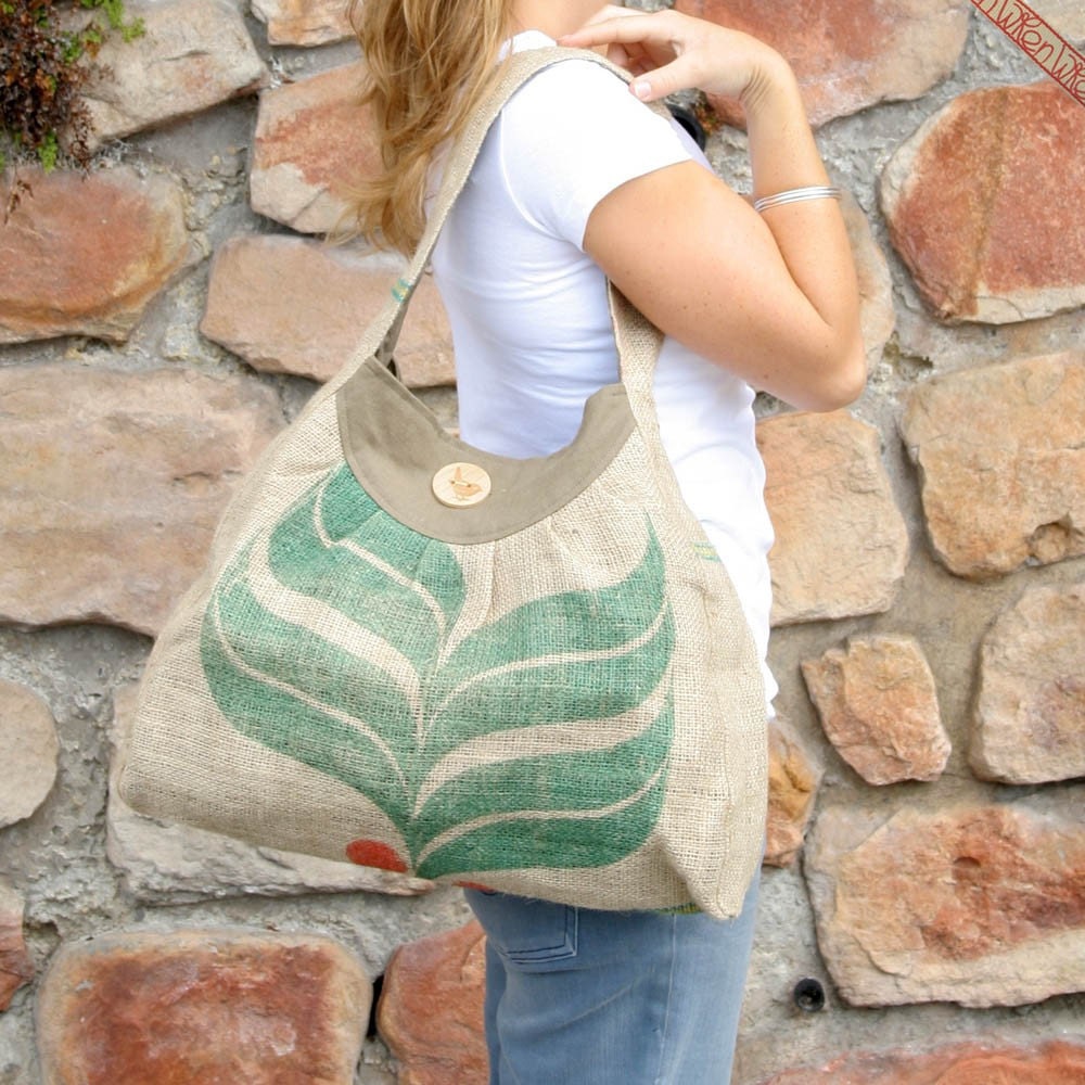 Cafes Do Brasil Organic Coffee Shoulder Bag