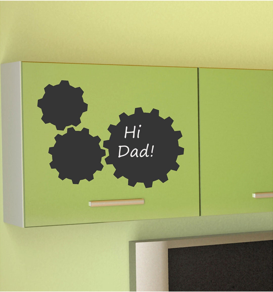 Grinding Gears Chalkboard Decals