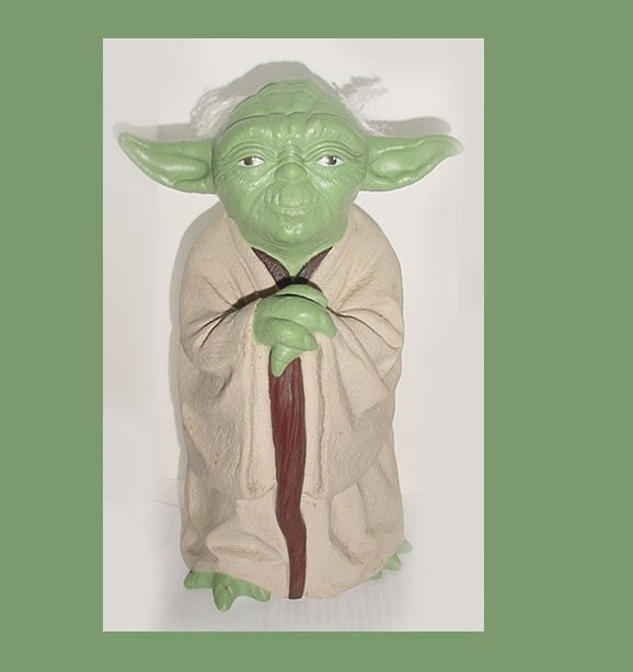Yoda Star Wars Lucas Film Ltd. 1981 Rubber Hand by glosgreats