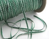 Shimmering Green Vintage Rayon Braid Ribbon Trim