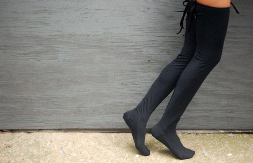 Sidhe Stem Stockings Thigh Highs Over the Knee Made to Order